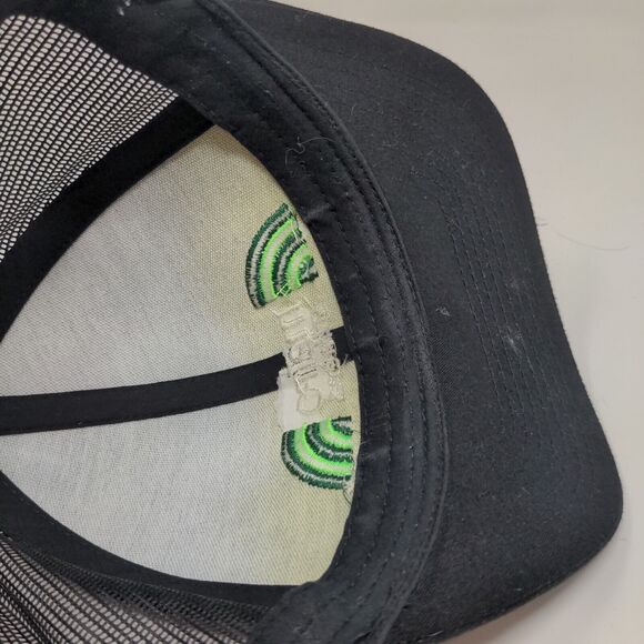 Pacific Headwear Men's Snapback Mesh Back Hat Black Adjustable Metro Diner Logo - Picture 10 of 12